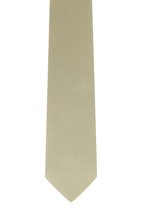 Orta Bej Desenli Kravat