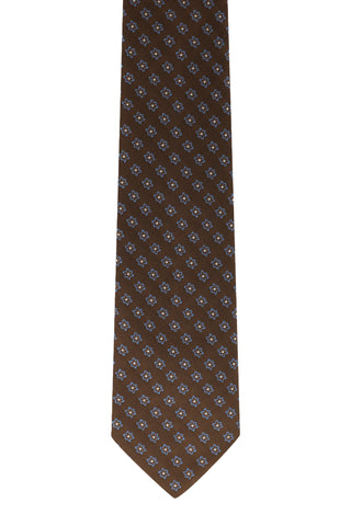  Orta Kahve Desenli Kravat-Ki??l?