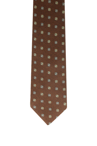  Orta Kahve Desenli Kravat-Ki??l?