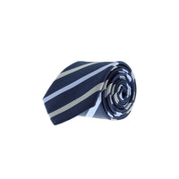 Dark Navy Striped Tie