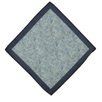 Açık Mavi Desenli Mendil