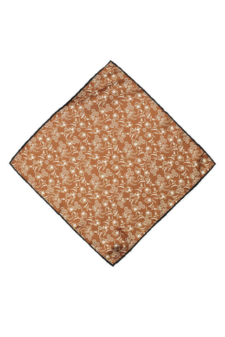  Orta Kahve Desenli Mendil