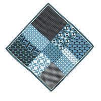 Blue Patterned Handkerchief