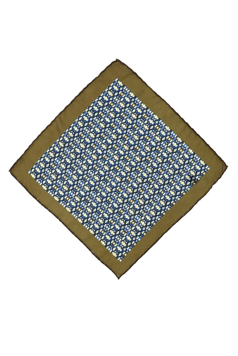 Koyu Kahve Desenli Mendil