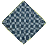 Koyu Lacivert Desenli Mendil