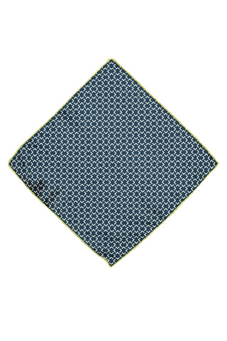  Koyu Lacivert Desenli Mendil