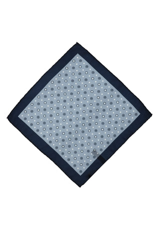  Açık Mavi Desenli Mendil