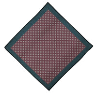 Koyu Bordo Desenli Mendil