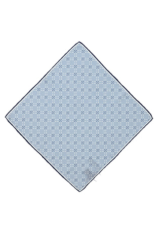  Aç?k Mavi Desenli Mendil-Ki??l?