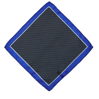 Koyu Lacivert Desenli Mendil