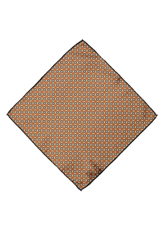  Koyu Kahve Desenli Mendil