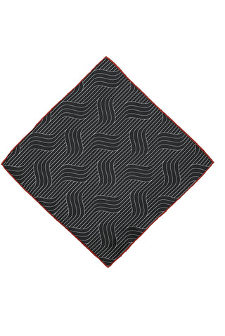  Siyah Desenli Mendil-Ki??l?