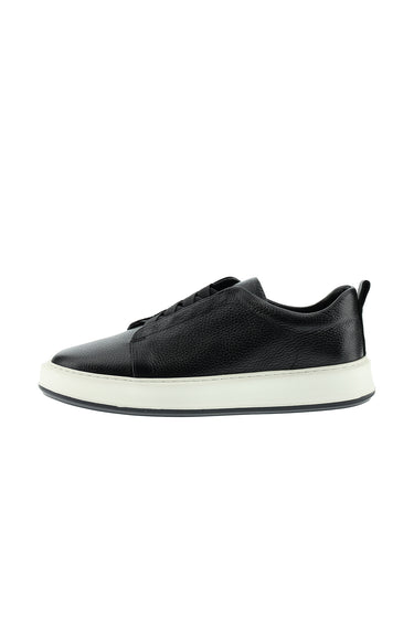 Siyah Sneaker Deri Ayakkabı