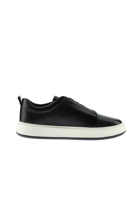 Siyah Sneaker Deri Ayakkabı