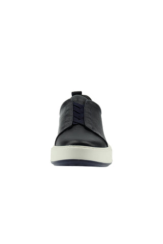  Koyu Lacivert Sneaker Deri Ayakkabı