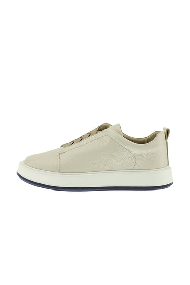 Orta Bej Sneaker Deri Ayakkabı