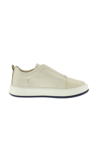  Orta Bej Sneaker Deri Ayakkabı