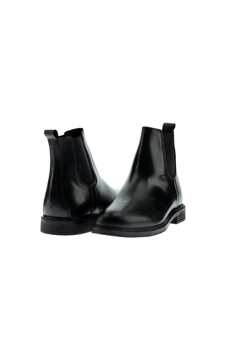  Siyah Deri Chelsea Bot
