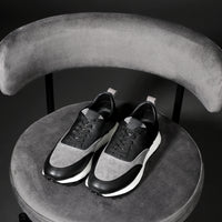 Siyah Deri Spor Ayakkabı