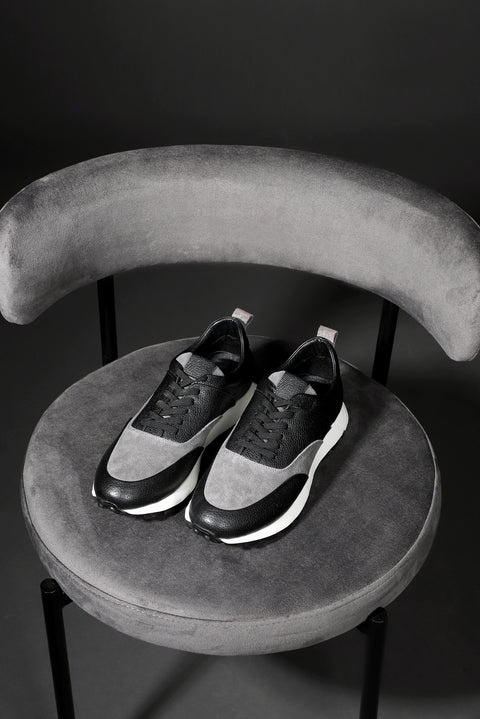 Siyah Deri Spor Ayakkabı