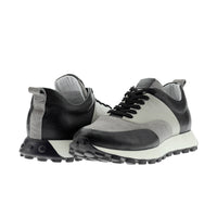 Koyu Lacivert Deri Spor Ayakkabı