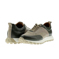 Orta Haki Deri Spor Ayakkabı