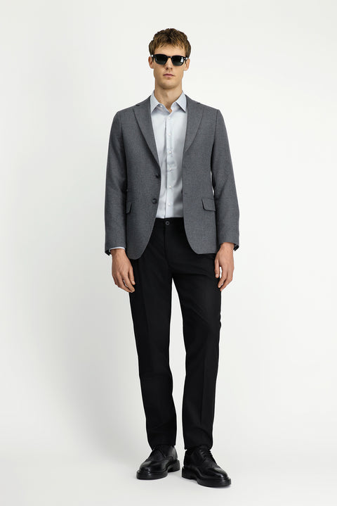 Orta Füme 6 Drop Regular Fit Standart Kesim Klasik Ceket