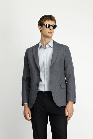  Orta Füme Regular Fit Klasik Ceket