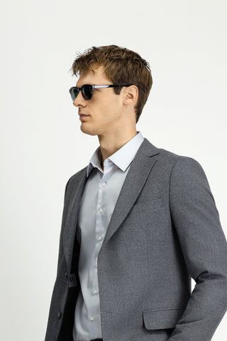  Orta Füme Regular Fit Klasik Ceket