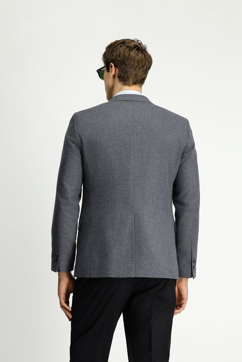 Orta Füme 6 Drop Regular Fit Standart Kesim Klasik Ceket