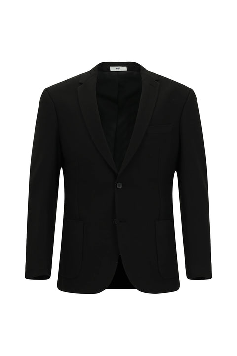 Black 7 Drop Super Slim Fit Extra Narrow Cut Classic Jacket