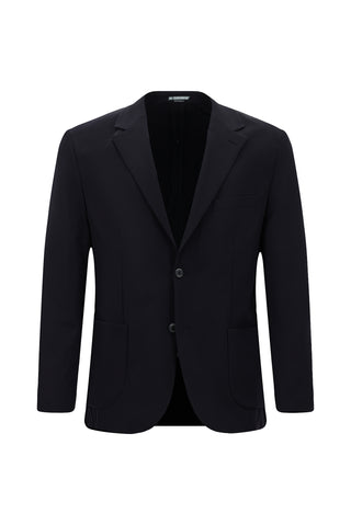  Koyu Lacivert Techno-Line 6 Drop Regular Fit Standart Kesim Klasik Likralı Esnek Ceket