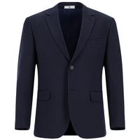 Dark Navy 8 Drop Muscle Fit Long Athletic Cut Patterned Classic Jacket