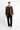 Koyu Kahve Slim Fit Dar Kesim Ekose Yünlü Spor Ceket