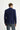 Koyu Lacivert Slim Fit Dar Kesim Klasik Ekose Ceket
