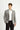  Orta Bej Slim Fit Dar Kesim Klasik Ekose Ceket