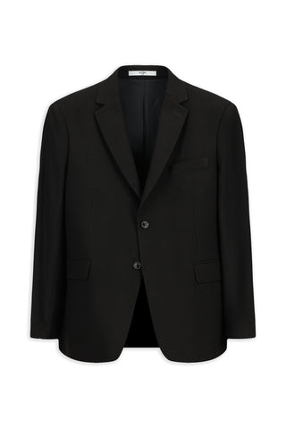  Koyu Kahve Relaxed Fit Rahat Kesim Likralı Klasik Desenli Ceket