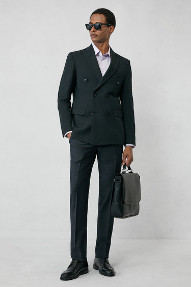  Koyu Antrasit 6 Drop Regular Fit Standart Kesim Yünlü Flanel Klasik Pantolon