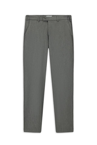  Orta Gri Slim Fit Beli Lastikli Pamuklu Spor Pantolon