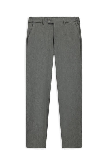  Orta Gri Slim Fit Beli Lastikli Pamuklu Spor Pantolon