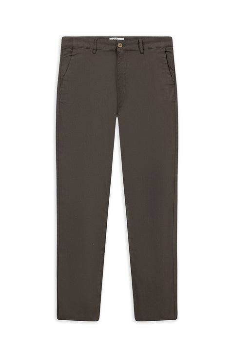 Açık Kahve  Slim Fit Dar Kesim Likralı Desenli Kanvas / Chino Pantolon