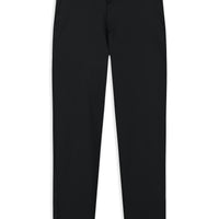 Siyah Relaxed Fit Rahat Kesim Likralı Kanvas / Chino Pantolon