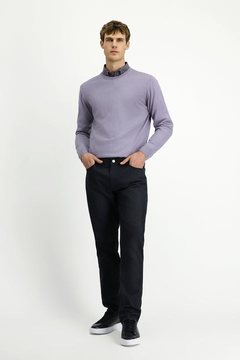 Koyu Antrasit 6 Drop Regular Fit Standart Kesim Likralı Kanvas / Chino Pantolon