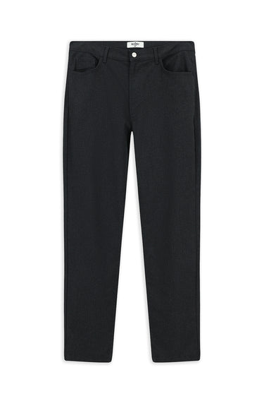 Koyu Antrasit Regular Fit Likralı Kanvas / Chino Pantolon