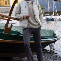 Koyu Füme Techno-Line 7 Drop Slim Fit Dar Kesim Beli Lastikli İpli Likralı Çantalı Jogger Pantolon