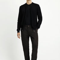 Medium Coffee Slim Fit Stretch Canvas / Chino Trousers