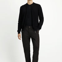 Orta Kahve Slim Fit Dar Kesim Likralı Kanvas / Chino Pantolon
