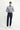 Koyu Lacivert Regular Fit Likralı Kanvas / Chino Pantolon