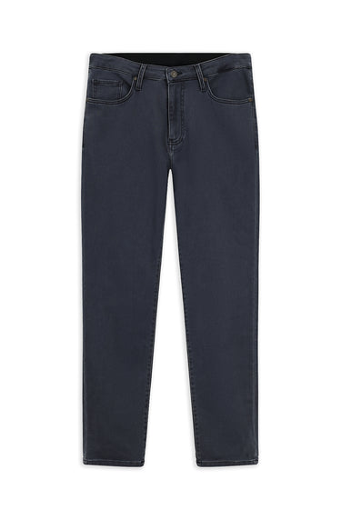 Koyu Lacivert Regular Fit Likralı Kanvas / Chino Pantolon