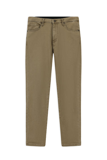 Açık Kahve  Regular Fit Likralı Kanvas / Chino Pantolon
